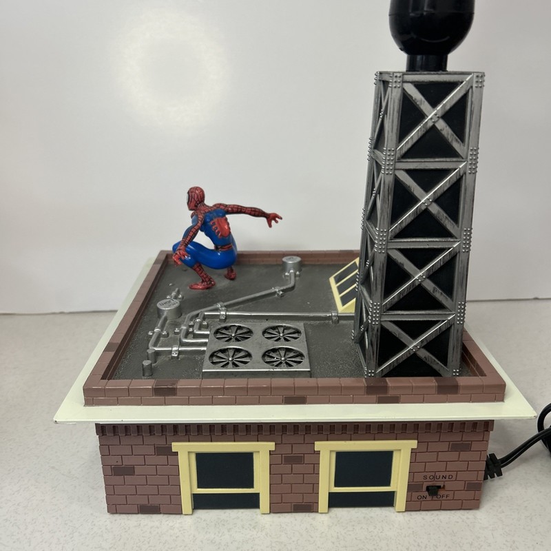Marvel's Spider-Man Lamp with Spider-Man Theme Song - 2004 - No Lamp Shade gallery