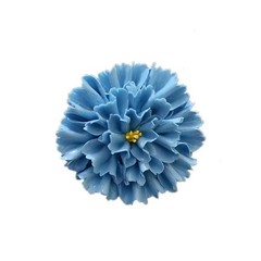 Ceramic Wall Art – 3D Flower Wall Decor, Handmade Hanging Sculpture (Blue, Ca…