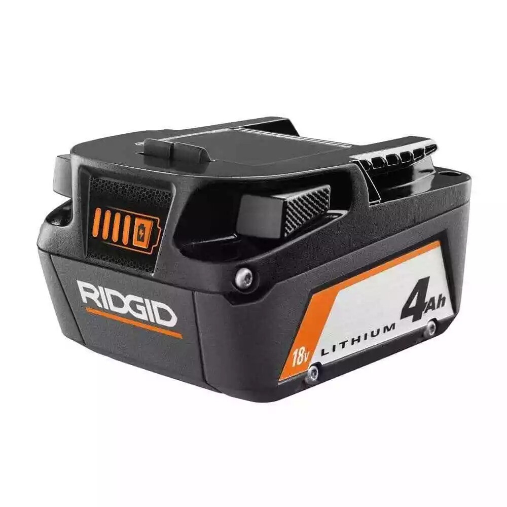 NEW RIDGID 18V Lithium-Ion 4.0 Ah Battery - AC87004 gallery