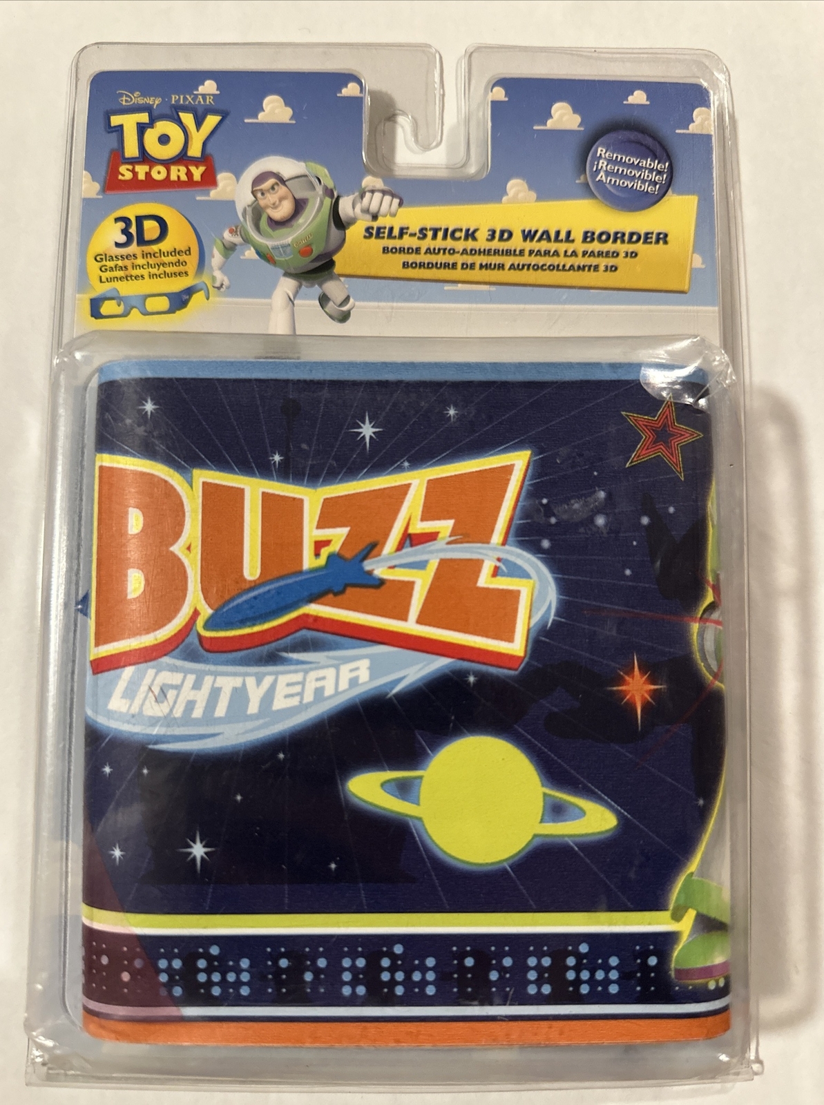 Toy Story Buzz light year Self Stick Removable 3D Wall-PaperBorder 5" x 15'￼ gallery