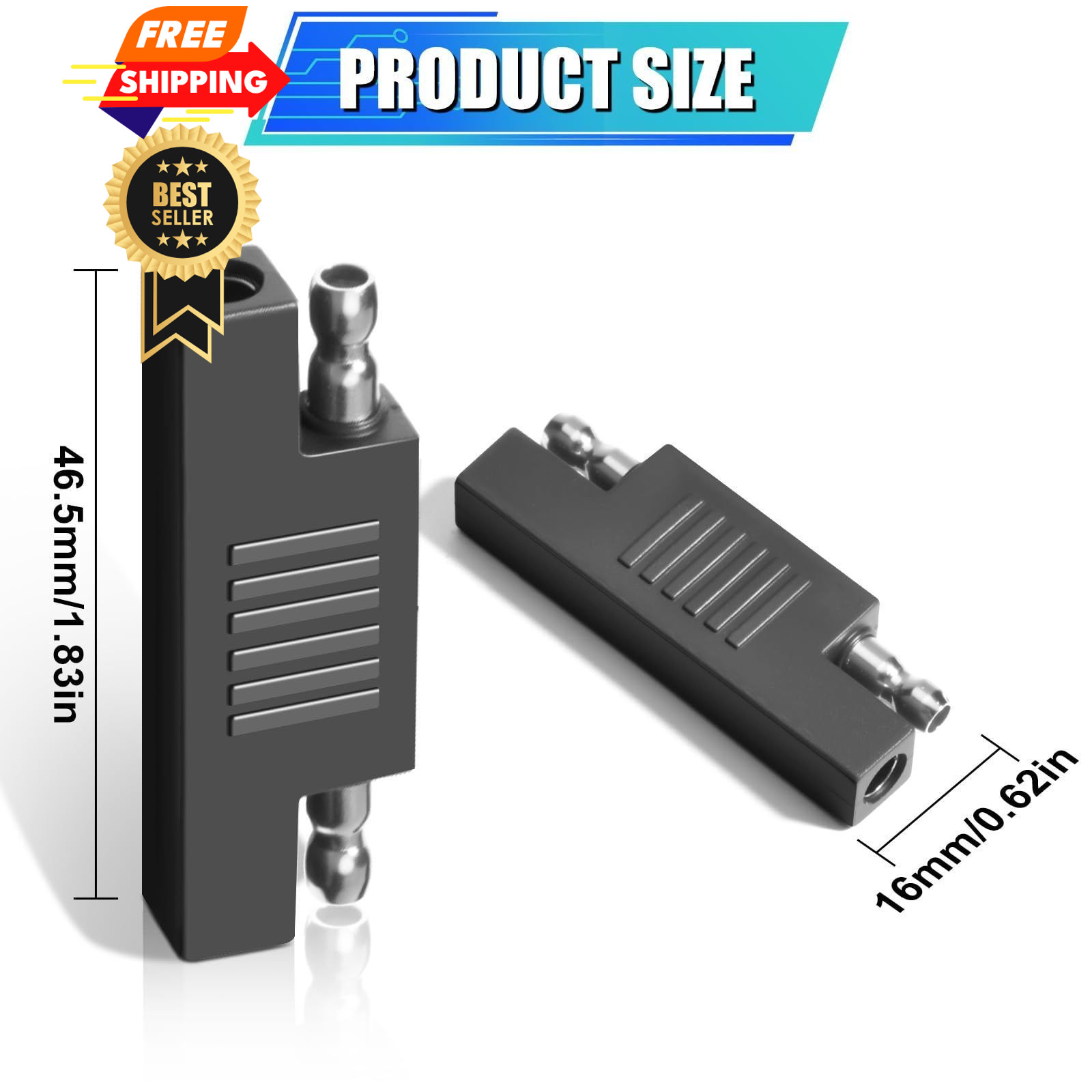 Usngsny SAE Polarity Reverse Adapter - Quick Disconnect 4-PACK, 4-PACK gallery