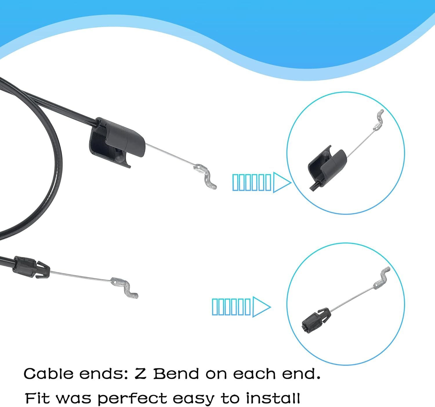 532427497 Control Cable for Zone HU800AWD HD775HW Husqvarna 197740 427497 gallery