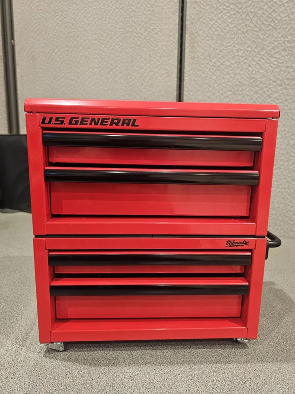 Mini Toolbox Side Handle for US General & Kobalt | Bolt-On Metal Pull Handle Up gallery
