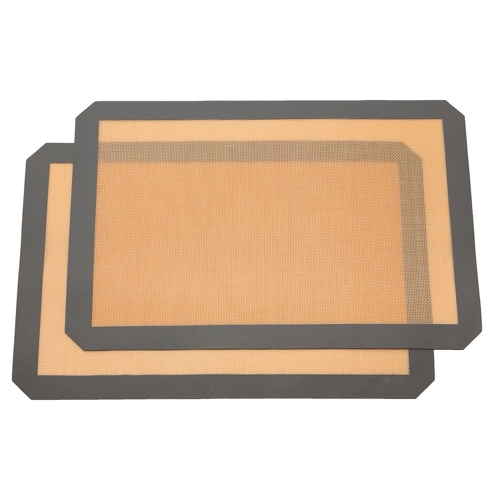 Silicone Oven Liner Baking Mat 2PCS Non Stick Reusable Heat Resistant Mat gallery