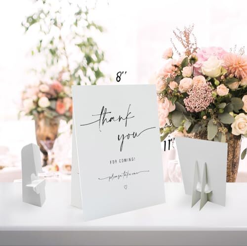 Thank You for Coming Please Take One Sign(8 x 11 Inch Table Sign with Holder) gallery