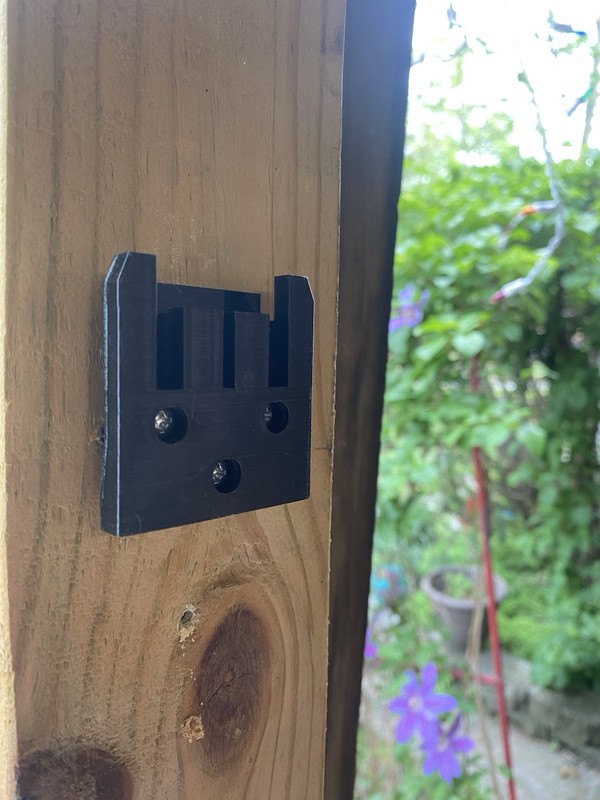 Masterforce 20V Power Tool Mount – PETG Plastic – Vertical/Horizontal Mounting – gallery