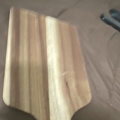 Medium Brown Wood Rectangle Cutting Board Solid Plain Single Piece Kitchen Board
