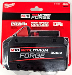 NEW N PACK Milwaukee Genuine M18 Forge 48-11-1881 8.0 AH Battery 18V Red Lithium