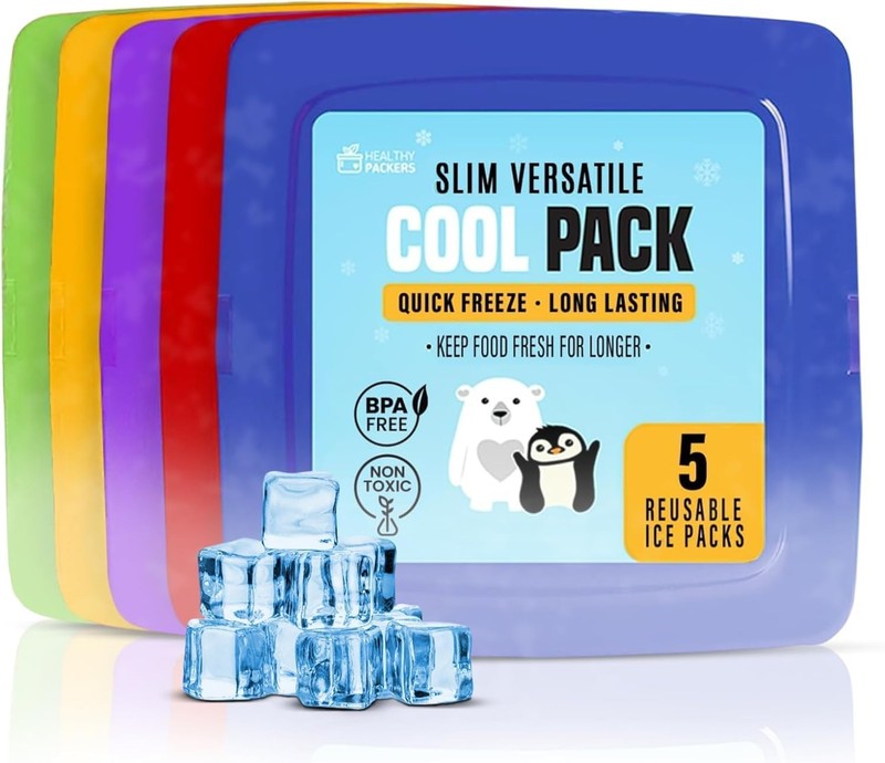 Healthy Packers Ice Pack for Lunch Box & Coolers Long-Lasting Freezer Packs gallery