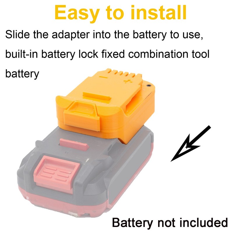 Adapter Converter For Bauer 20V Battery to for Dewalt 20V Li-ion Tools Connector gallery