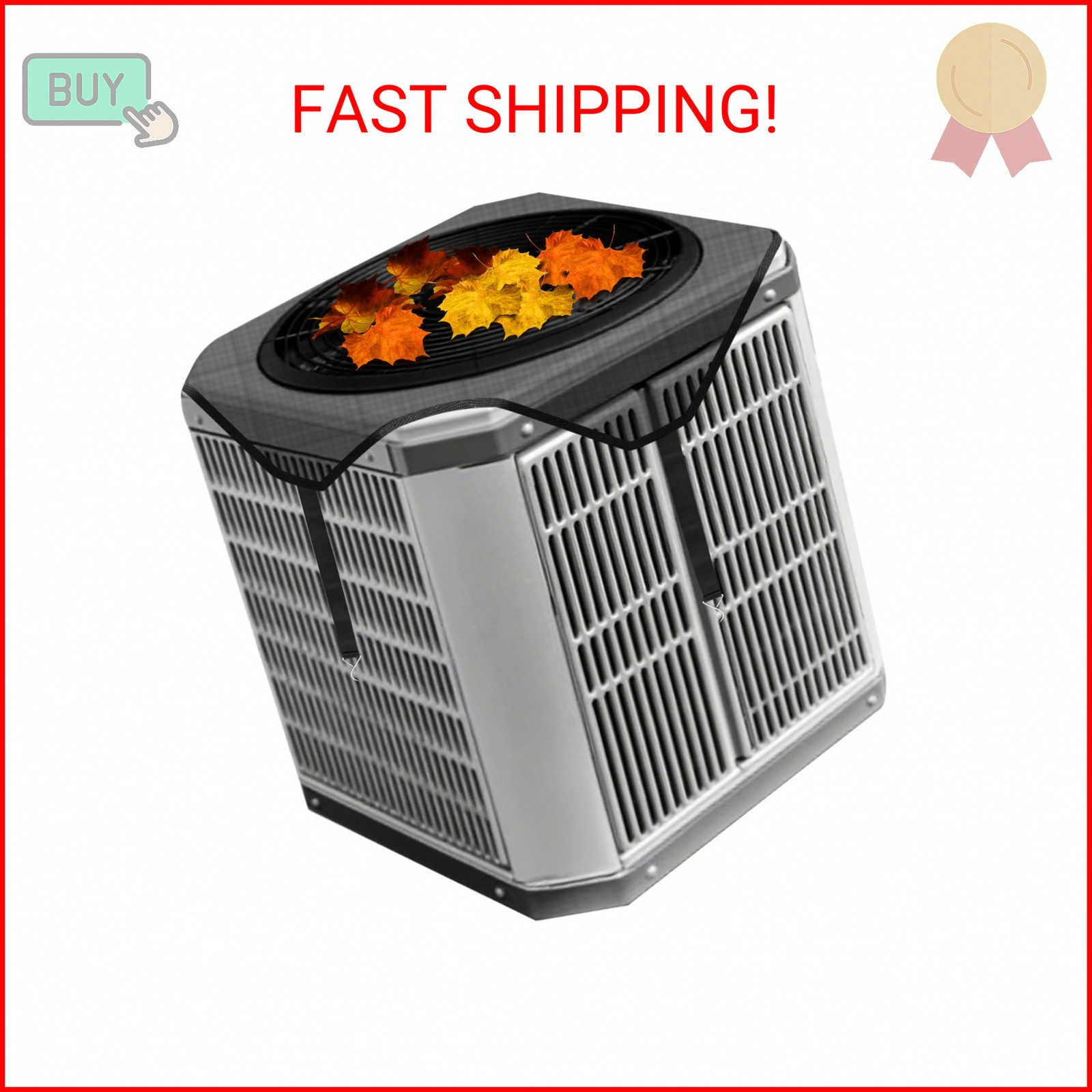 Central Air Conditioner Covers for Outside Units 36'' x 36'', AC Mesh Covers for gallery