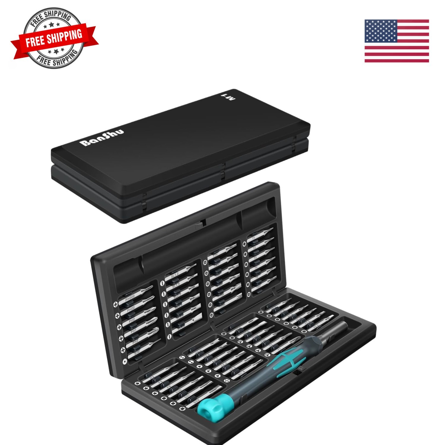49 in 1 Precision Screwdriver Set, Insulated Handle, Professional Magnetic Mi... gallery