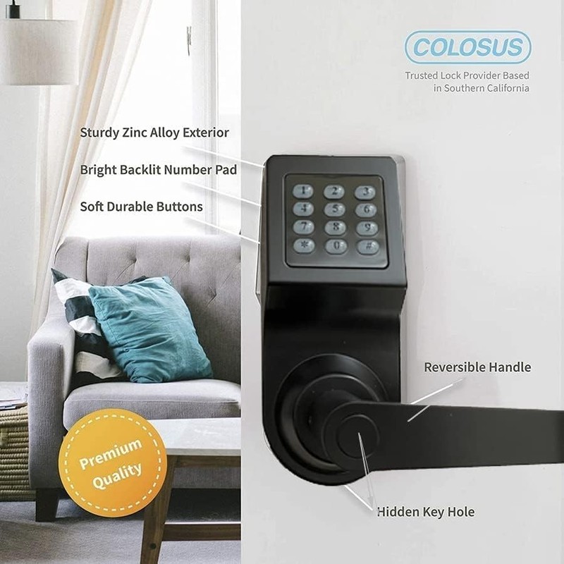 Electronic Trusted Digital Keyless Door Lock, Keypad – Smartcode Security, Gr... gallery