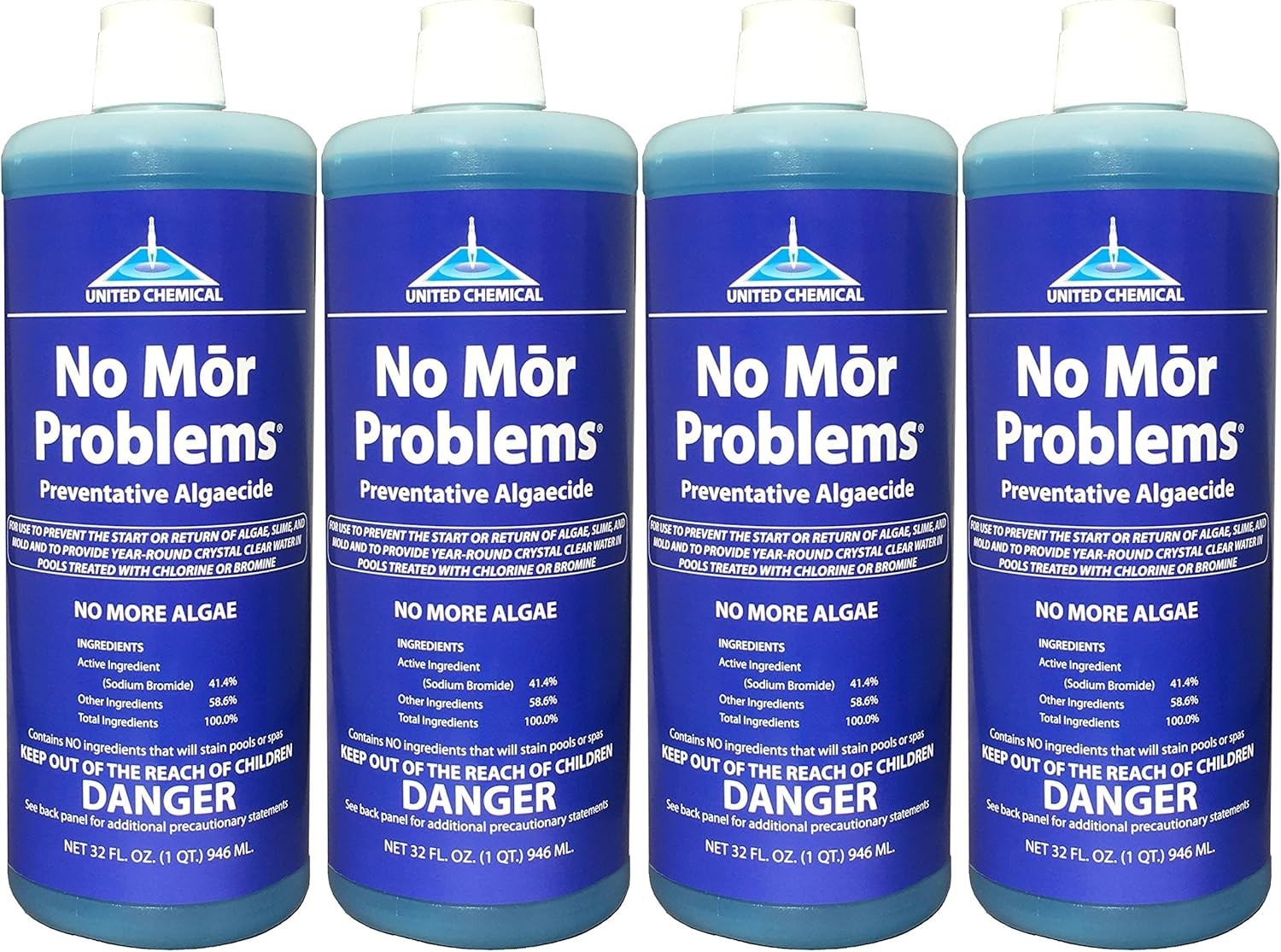 United Chemical No Mor Problems Preventative Algaecide - 32 oz (4 Pack) gallery