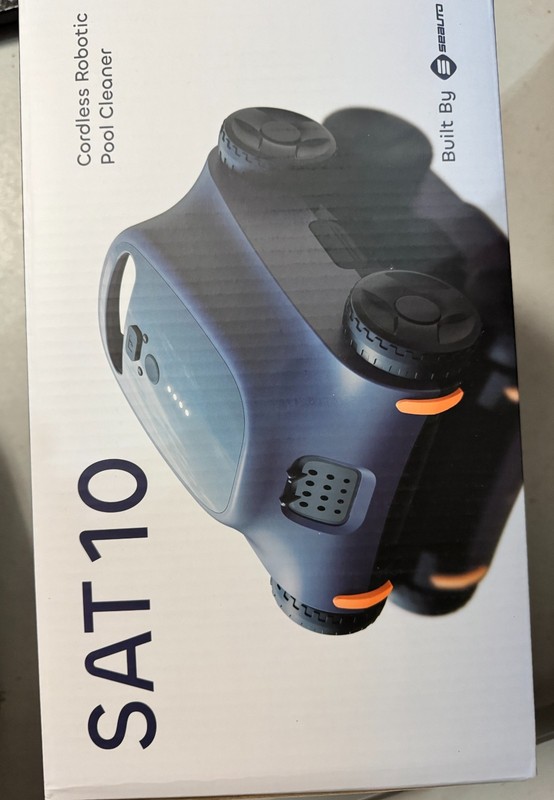 Automatic Pool Vacuum - 180 Min Runtime Robotic Pool Cleaner with Top Handle & F gallery