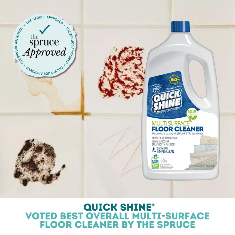Quick Shine Multi Surface Floor Cleaner 64oz Ready to Use-Streak Free-No Rinse gallery