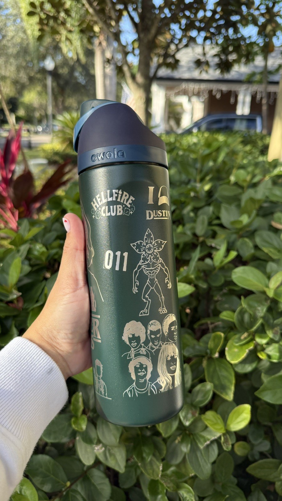 Stranger Things Owala FreeSip 24oz Custom Laser Engraved Bottle Stainless Steel gallery