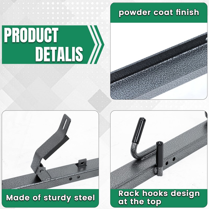 4 Place Weed Eater Racks for Open/Enclosed Trailers Trimmer Rack Weedeater Rack gallery