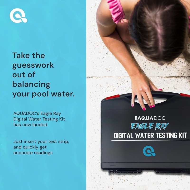 Eagle Ray Digital Pool Water Test Kit by AquaDoc with Digital Water Tester #1020 gallery
