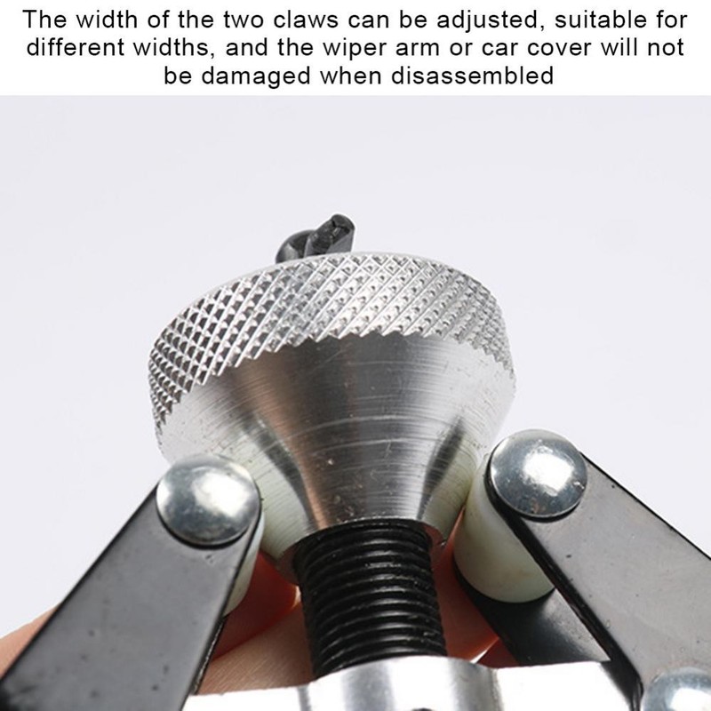 4 Inch Two-Claw Puller Multifunction Windshield Wiper Arm Removal Tool Adjust US gallery