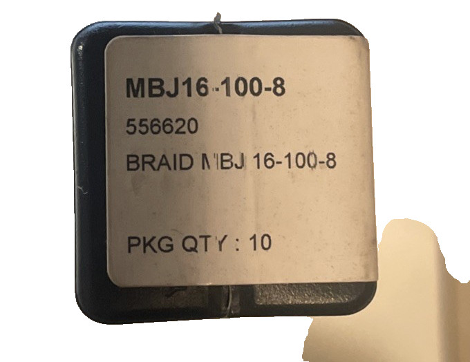 MBJ16-100-8 MBJ Grounding and Bonding Braid, Tinned Copper, 120 A Pack of 10 gallery