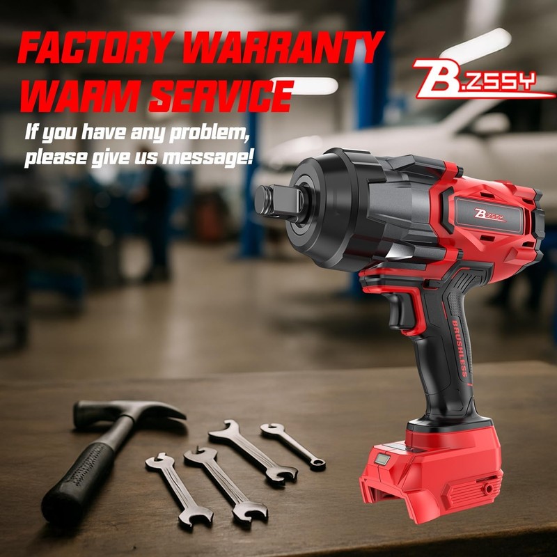 Cordless Impact Wrench Compatible with Milwaukee 18V Battery, 3/4'' 2000FT-LBS 2 gallery