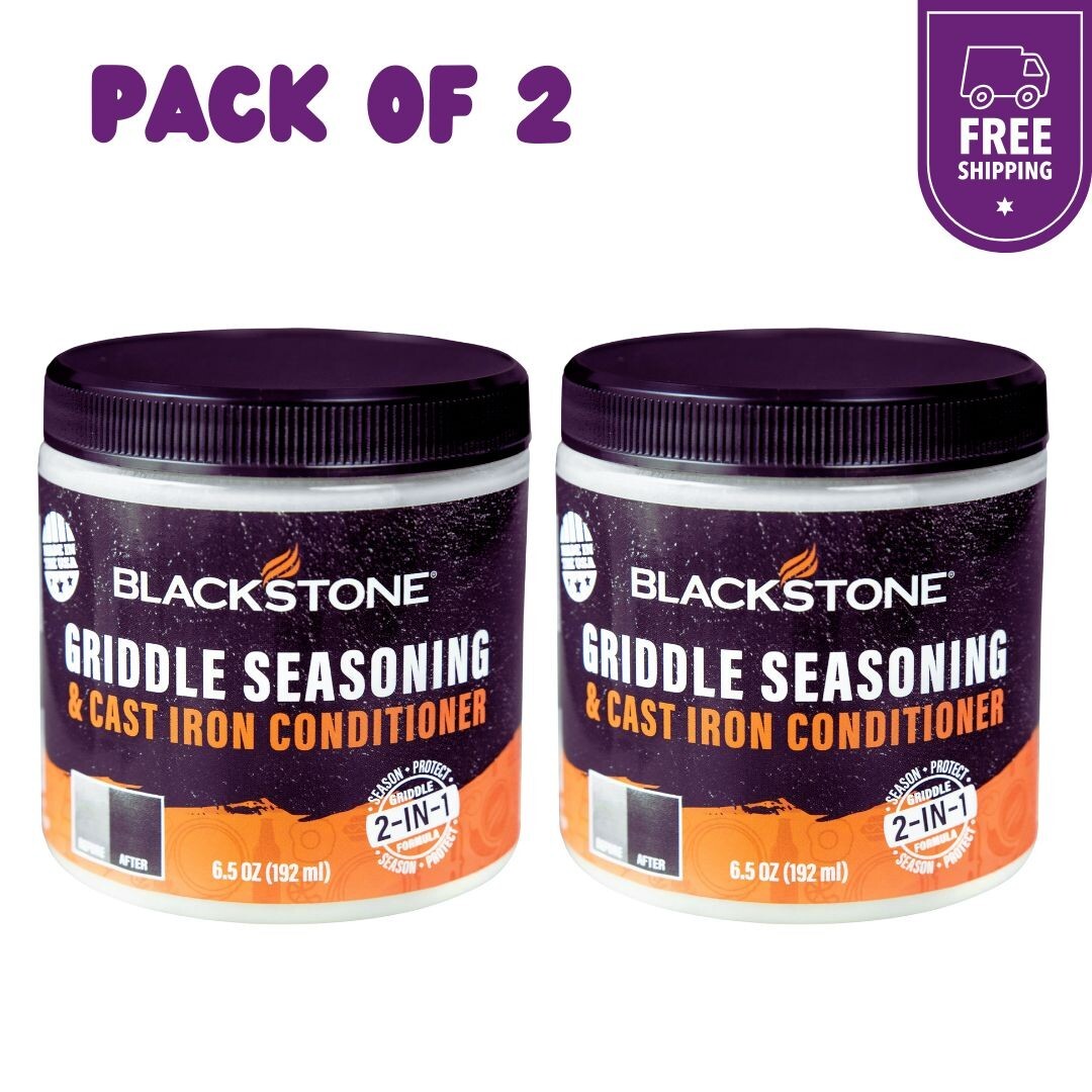 2 PACK Blackstone Griddle Seasoning And Cast Iron Conditioner Protected 2-in-1 gallery