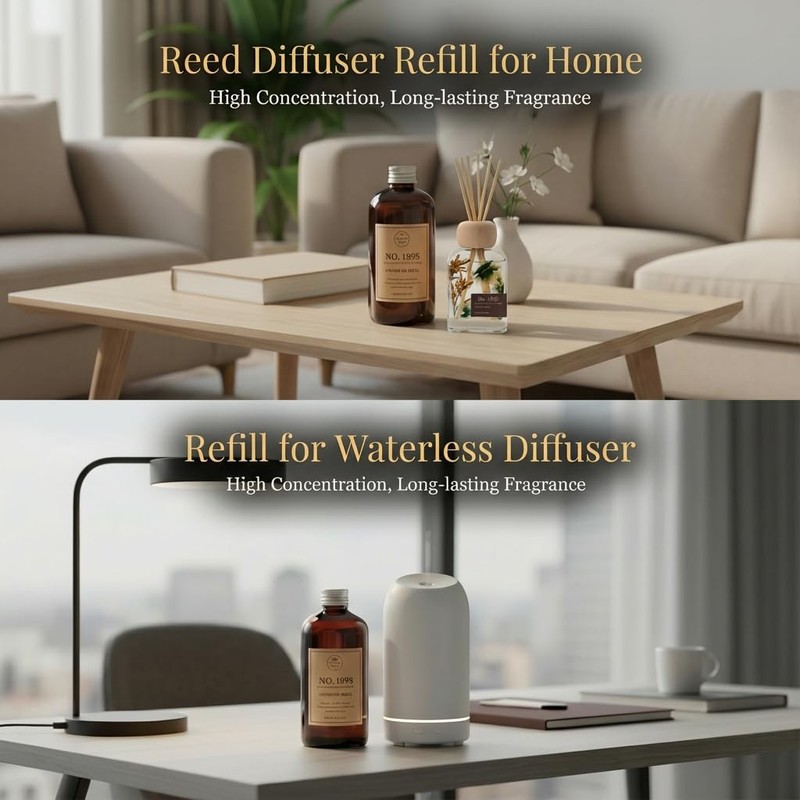 Luxury Hotel Scent Reed Diffuser Oil Refill(8.5 FL oz) | No.1898 Hotel Collec... gallery
