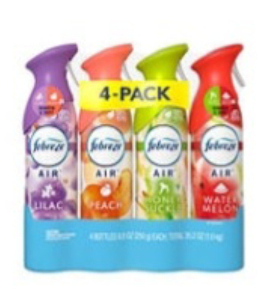 FEBREZE AIR "LIMITED EDITION" SPRING/SUMMER SCENT FRESHENER SPRAY. 4pk/8.8 oz. gallery