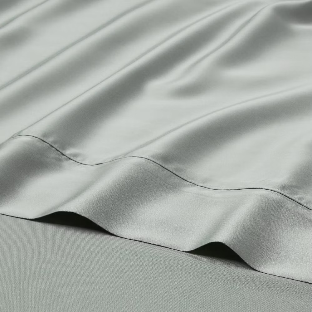 Full 320 Thread Count Cool TENCEL Lyocell Sheet Set Gray Chalk - gallery