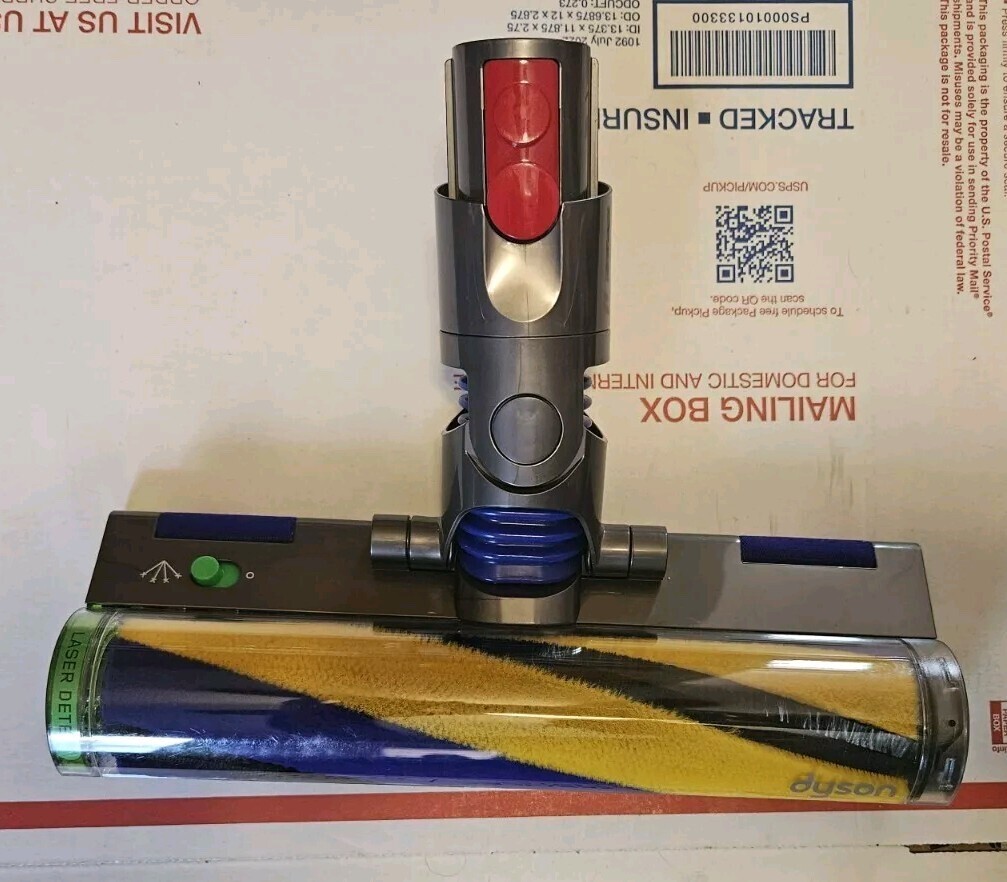 NEW Dyson V12 Detect Laser Slim Fluffy Cleaner Head Brush 971360-02 (486047-02) gallery