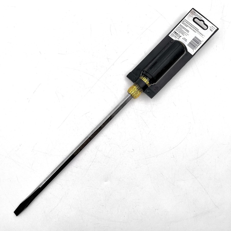 Klein Tools 600-12 12" Heavy-Duty Square-Shank 1/2" Keystone-Tip Screwdriver gallery