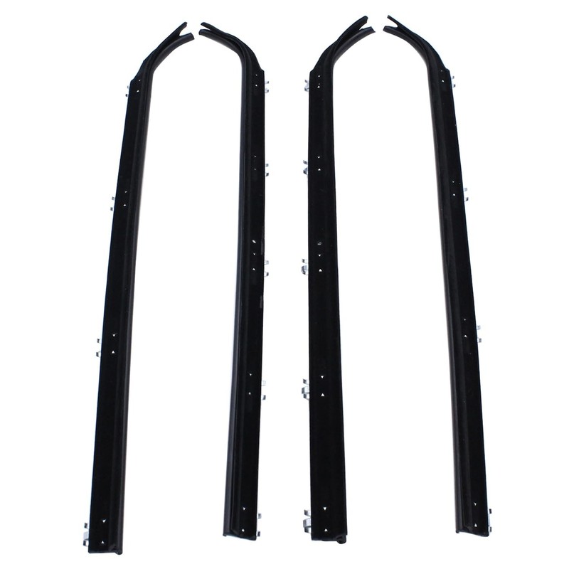 4 pcs/Set Inner & Outer Window Sweep Felts Seals Black Weatherstrip Kit E7TZ1... gallery