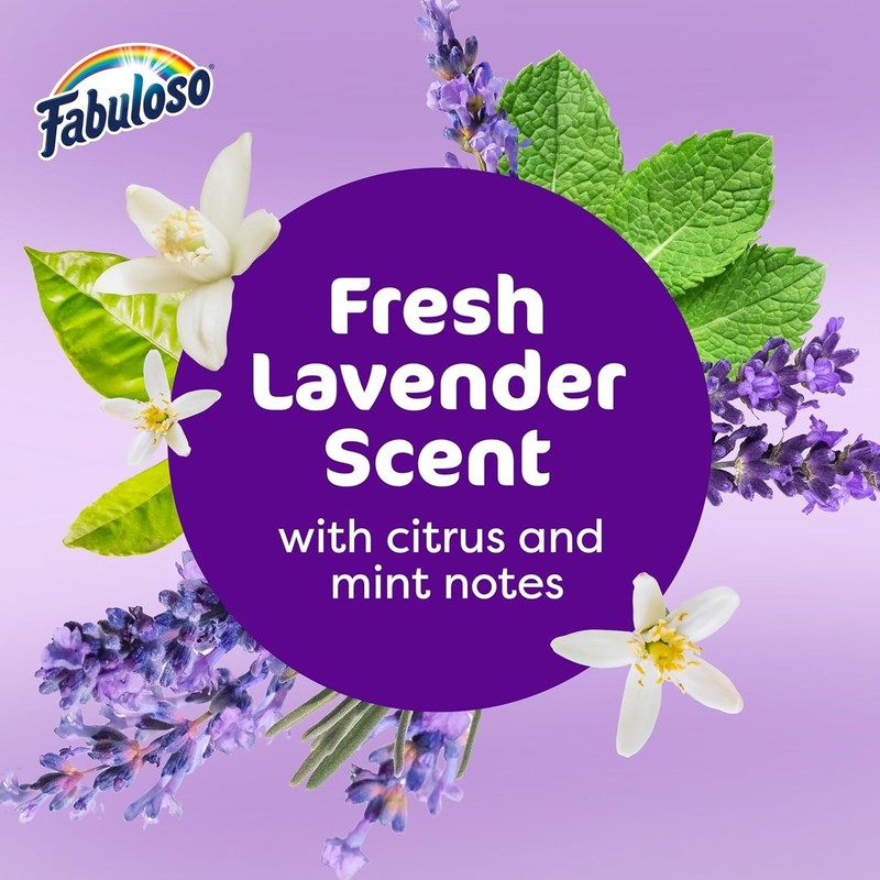 Versatile 2X Concentrated Lavender Cleaning Solution, 56 Fl Oz - No Rinse! gallery