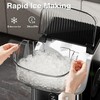 Nugget ice Maker Countertop Ready Fast 34lbs/24h Pebble Ice Self Cleaning gallery