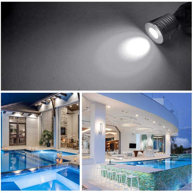 Dimmable Underwater Pool Lights 4 Pack,3W 5700K Low Voltage for Ponds&Fountains gallery