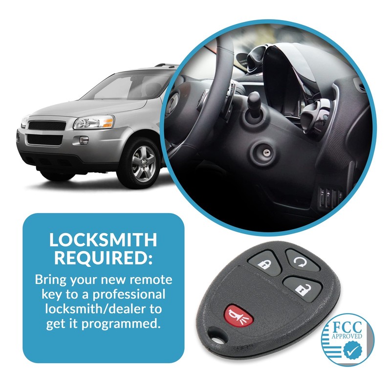 Keyless2Go Replacement For Keyless Entry Remote Start Car Key Fob For Select gallery
