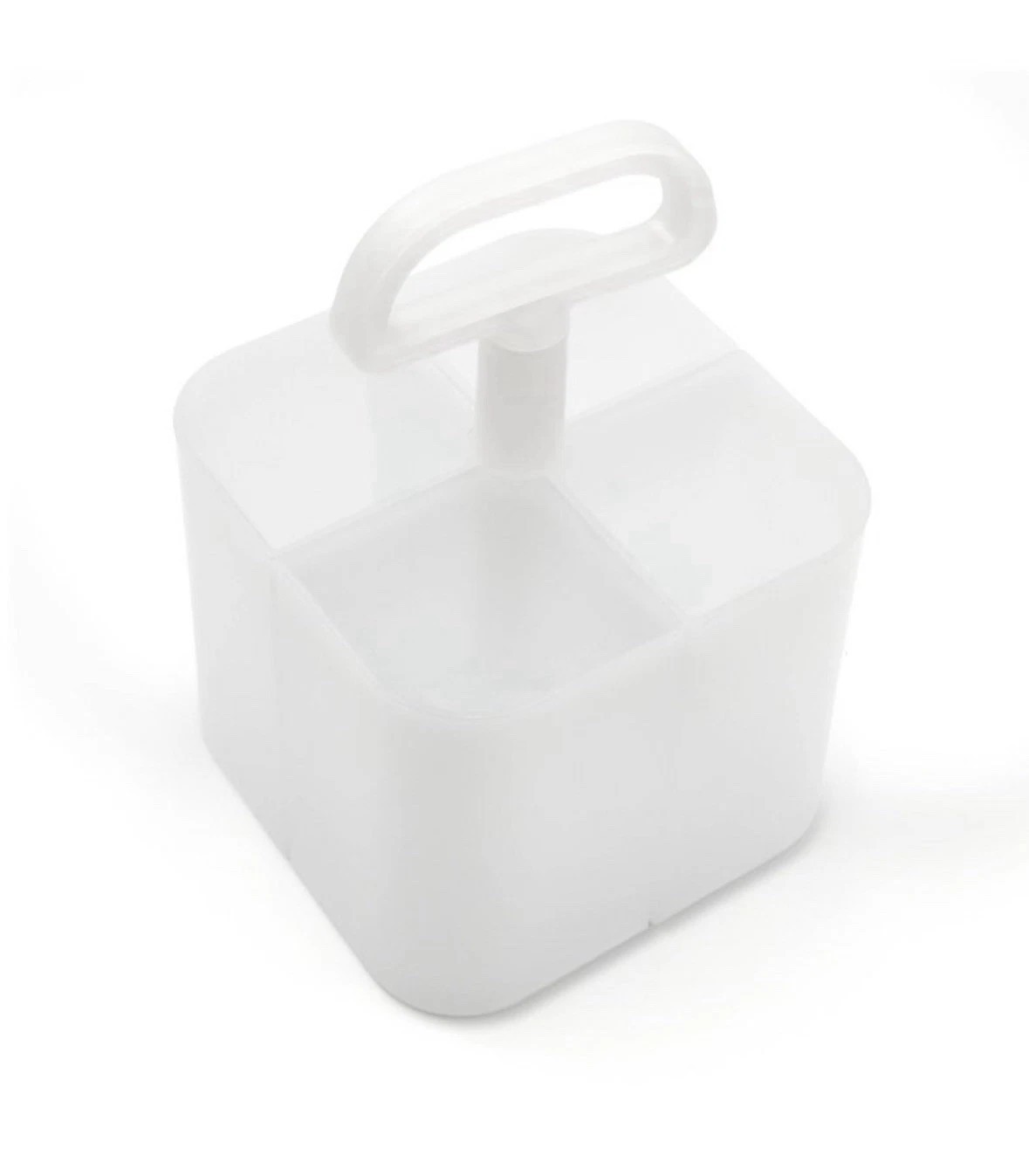 Target Removable Compartment Caddy w/Handle - Clear/White - NEW gallery