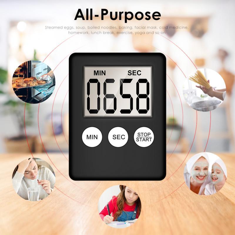 Large LCD Digital Kitchen Cooking Timer Count-Down Up Clock Loud Alarm Magnetic gallery