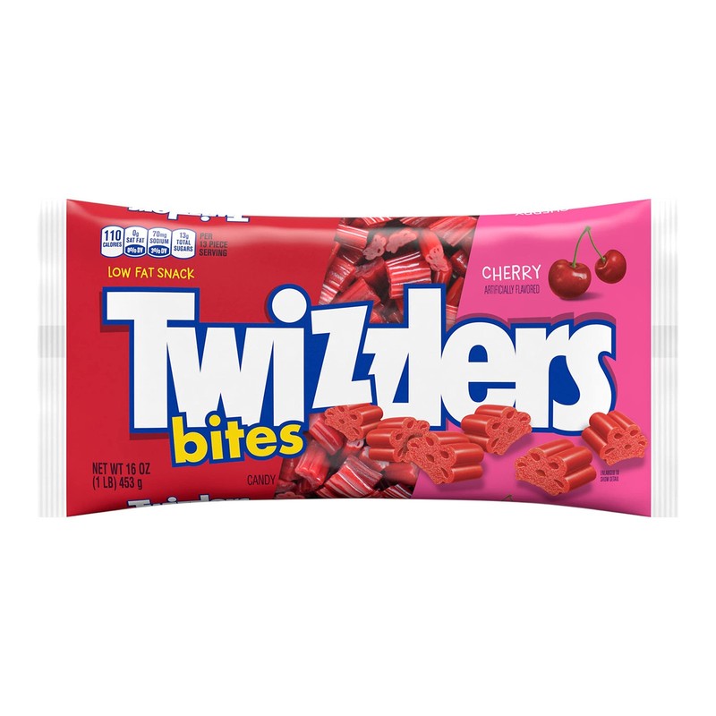 TWIZZLERS Bites Cherry Flavored Licorice Style, Chewy 16 Ounce (Pack of 1) gallery