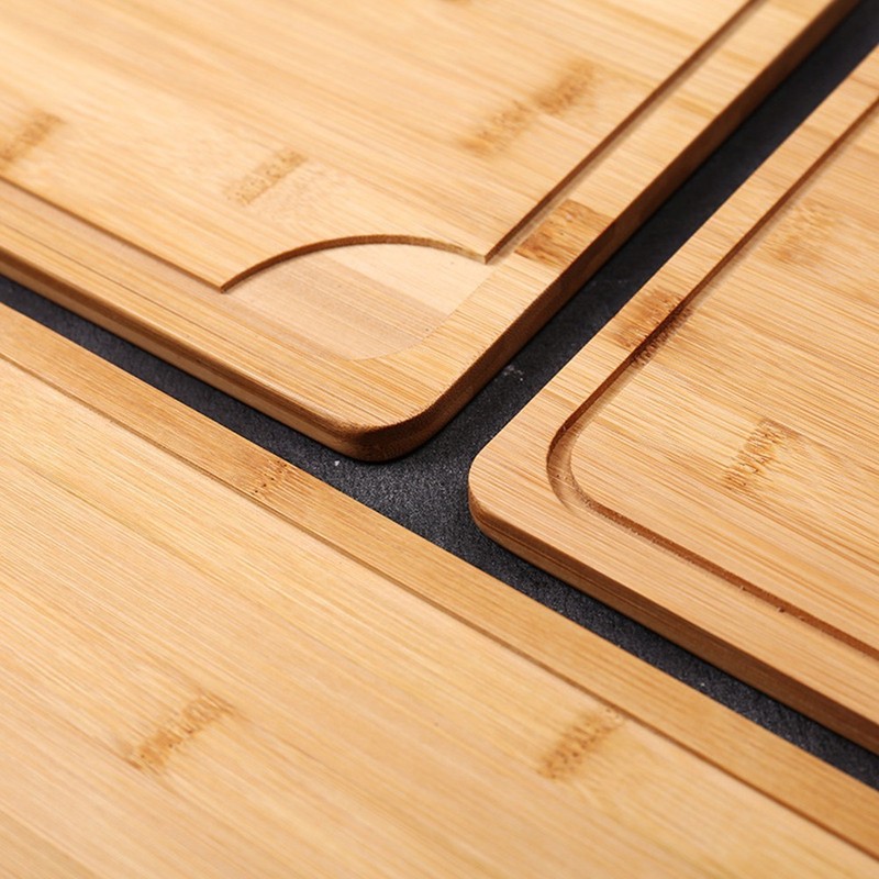 Crafted Solid Wood Steak Dish Wooden Tray for Western Cuisine and Tableware gallery