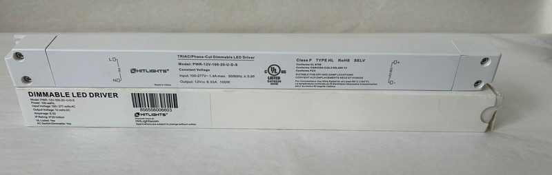 New Dimmable LED Driver Transformer 100W Power Supply 100-277V AC to 12V DC (D4) gallery