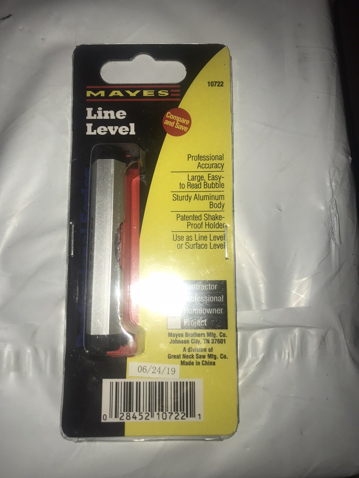 Mayes Line level 10722 Professional gallery