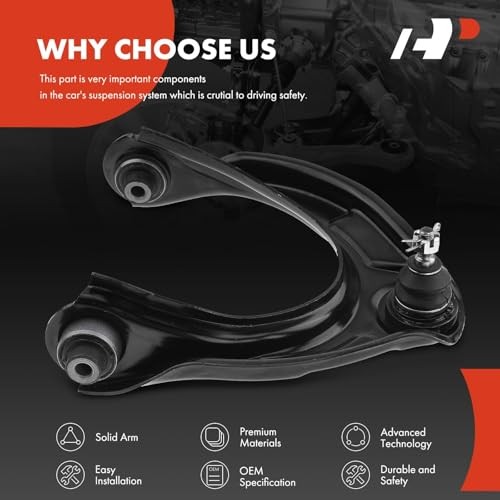 Front Left Upper Control Arm, with Ball Joint & Bushing, Front Upper Left Side gallery