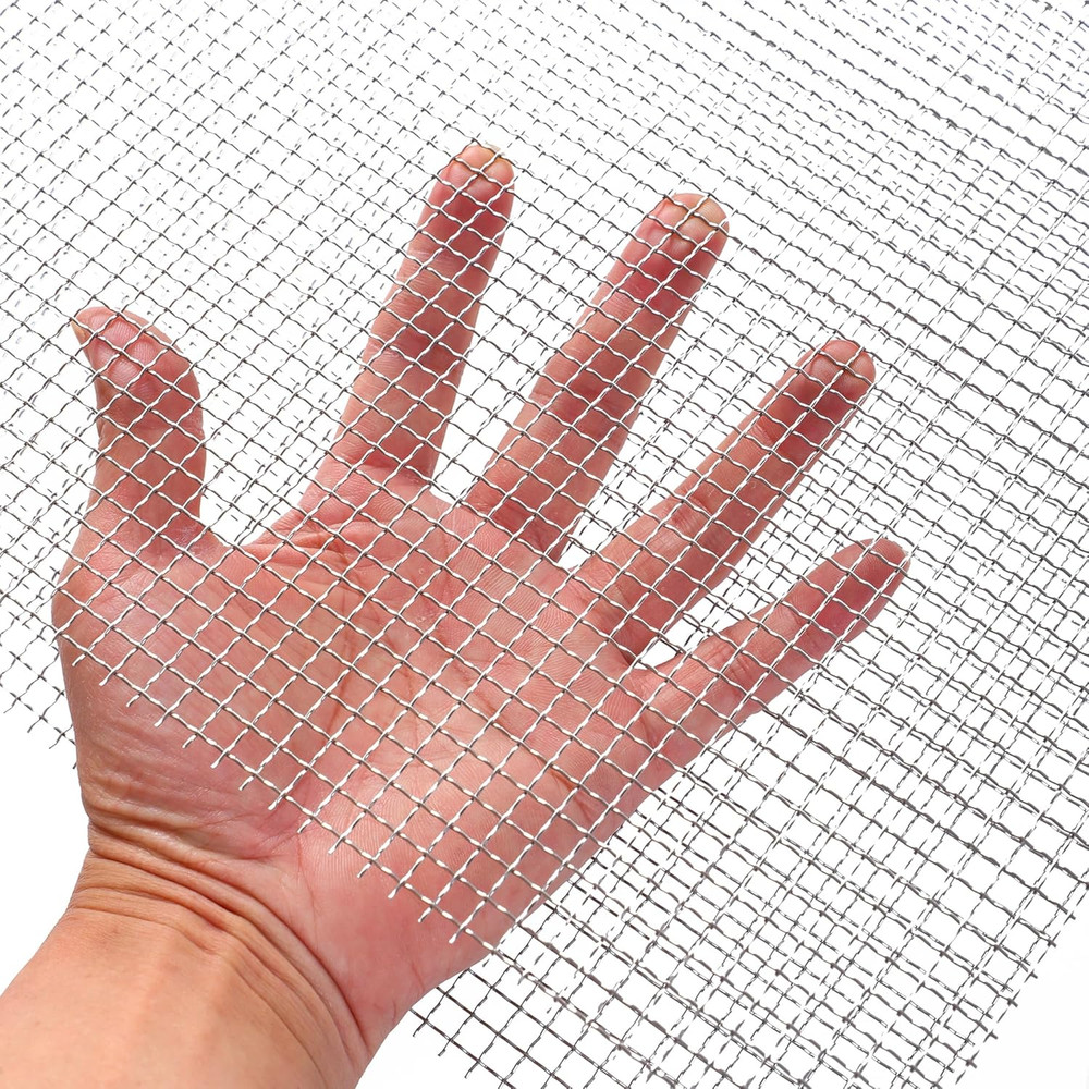 2Pack Stainless Steel mesh, 5 Mesh Wire Mesh Screen, 12 x 24 inches (310 mm x 62