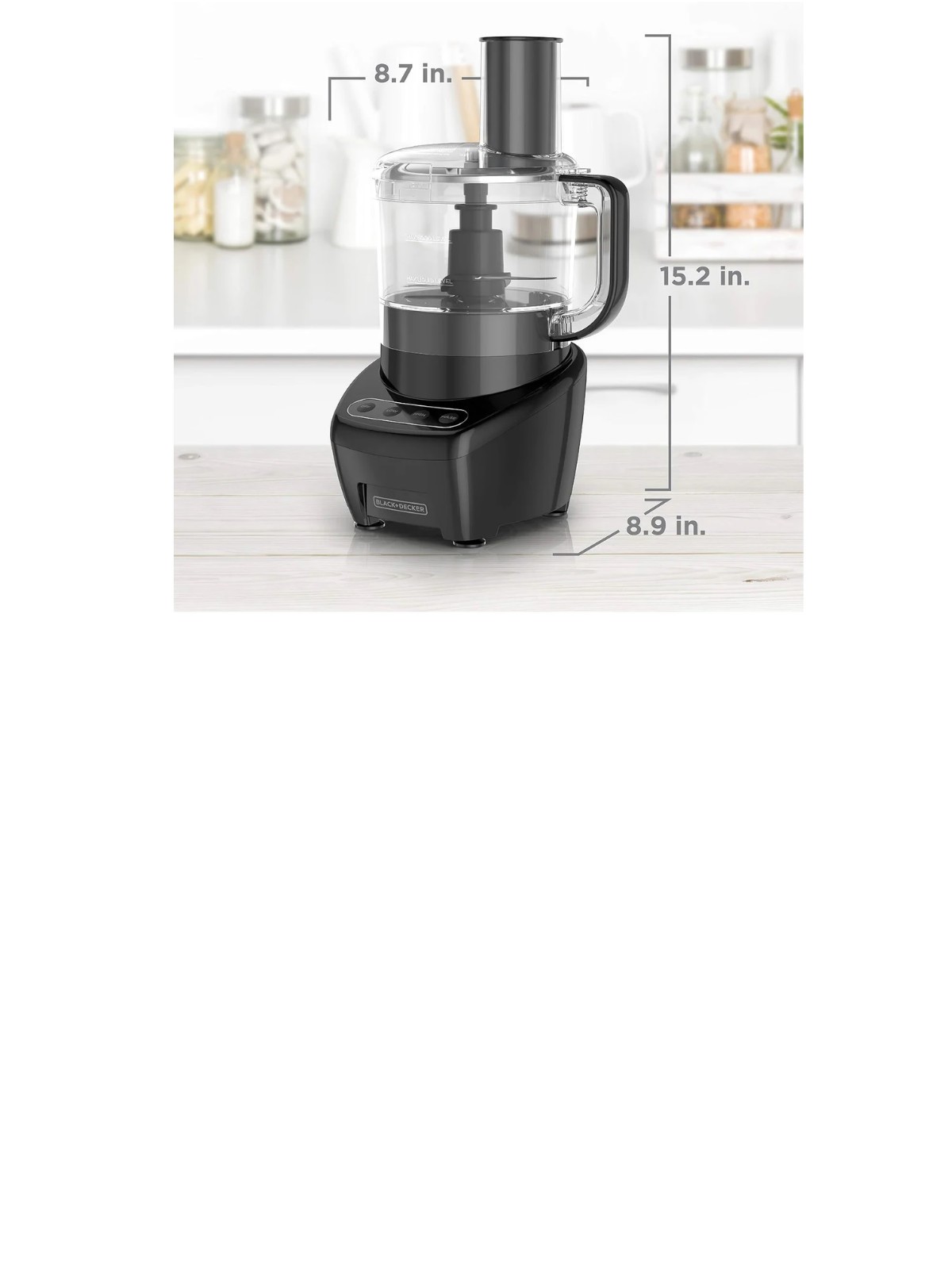 Black & Decker FP4200CB 8 Cup Food Procesoor - 220-240 Volt 50 Hz gallery