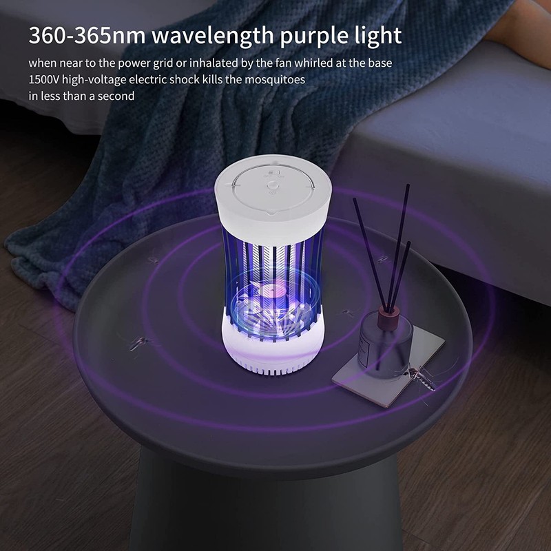 Electric Mosquito Insect Fly Bug Zapper Killer LED Light Trap Pest Control Lamp gallery