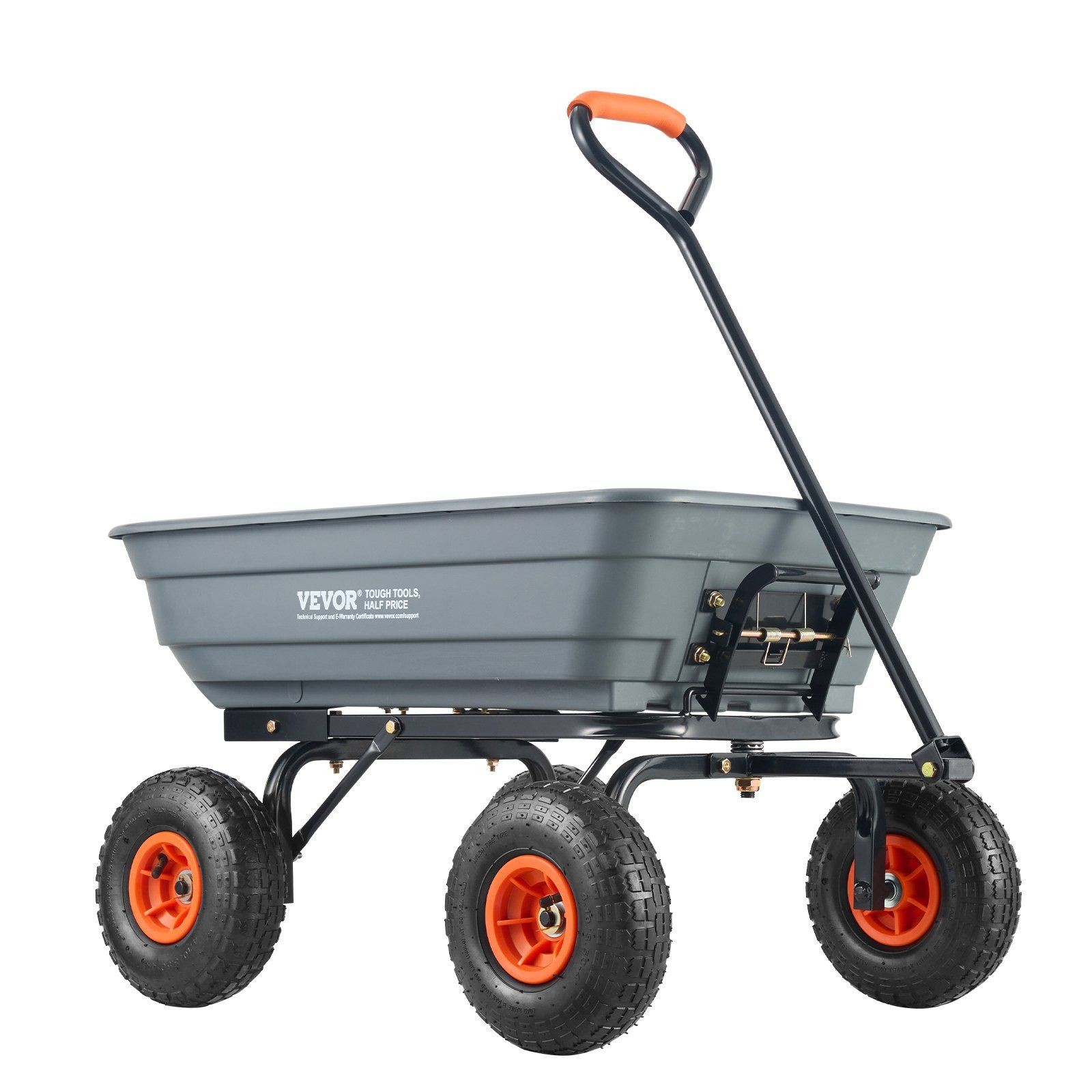 Stable 600lb Yard Wagon 10in Wheels Even Pressure Distribution gallery