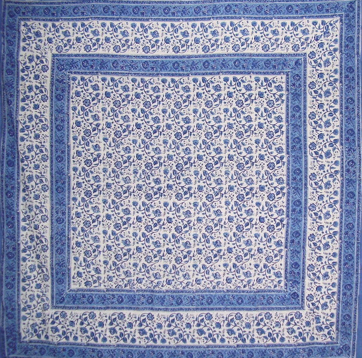 Rajasthan Block Print Reversible Duvet Cover Cotton 92" x 88" Fits Full-Queen gallery
