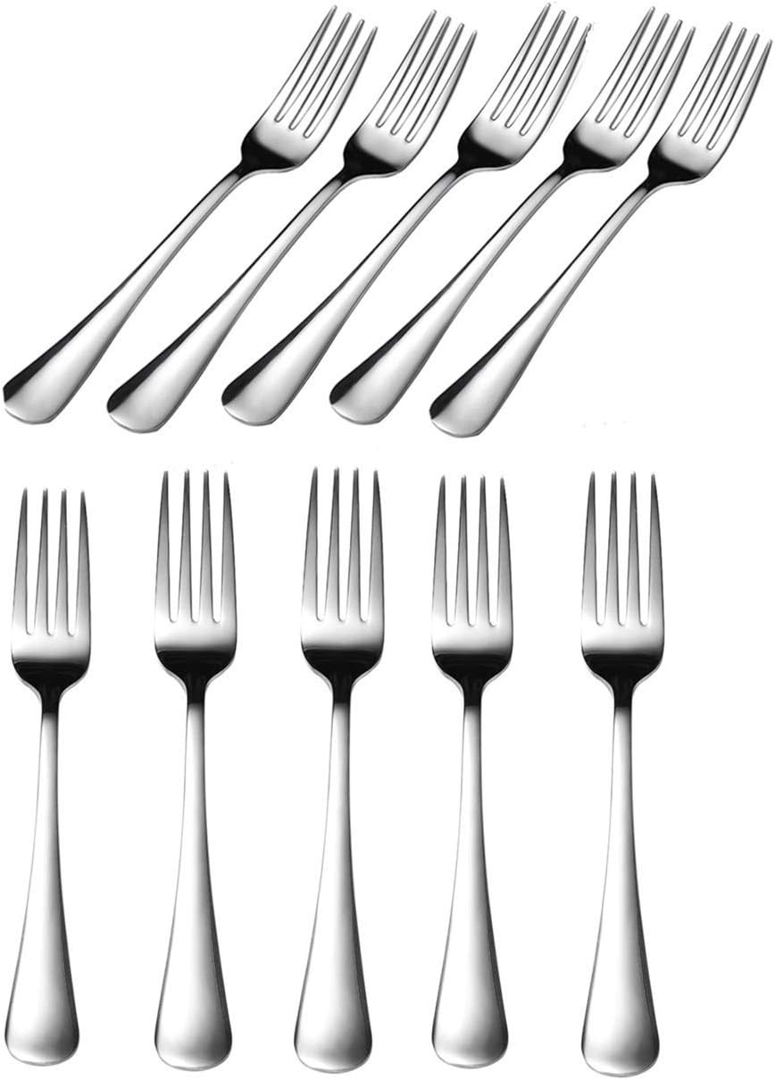 10-Piece Dinner Forks Set,Food-Grade Stainless - 7 Inches Table Forks,Flatware F gallery